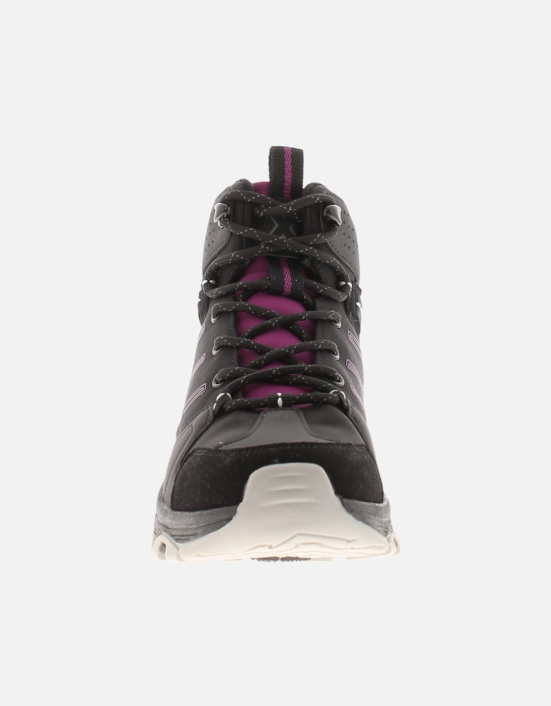 Womens Walking Boots Erie Lace Up black UK Size