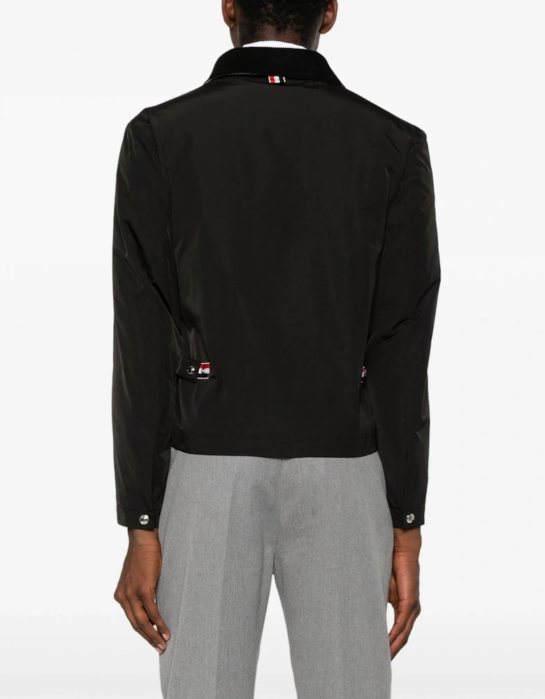 Nylon Tech Gabardine Jacket Black