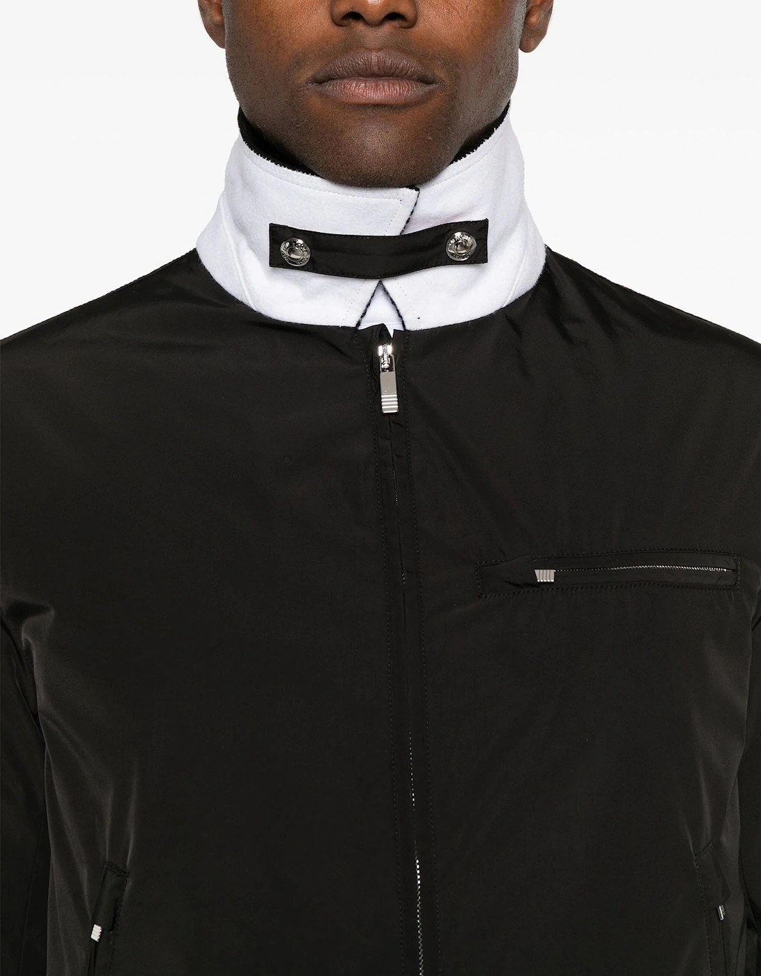 Nylon Tech Gabardine Jacket Black