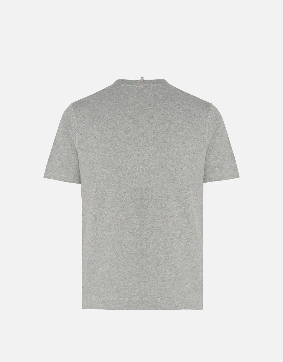 Branded Cotton T Shirt Grey