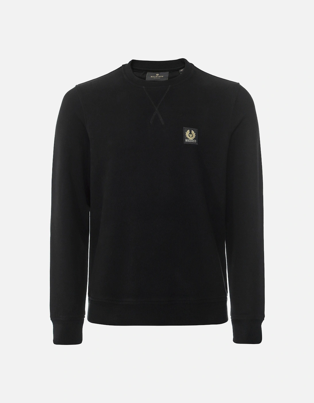 Belstaff Men's Black Crew Neck Sweatshirt - : 38 M