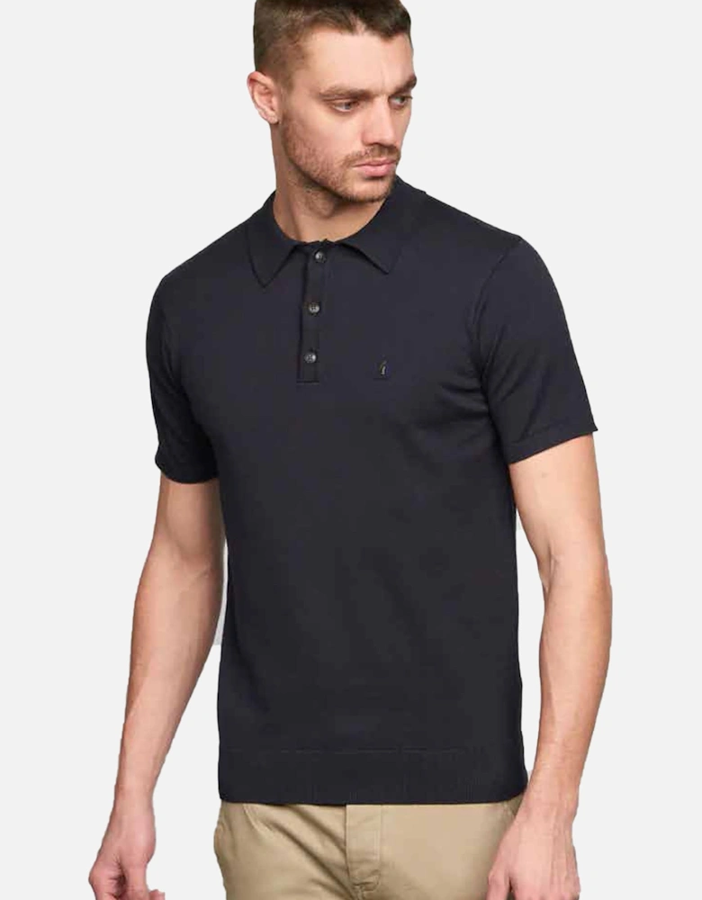 Jackson Short Sleeve Men's Polo Shirt | Black