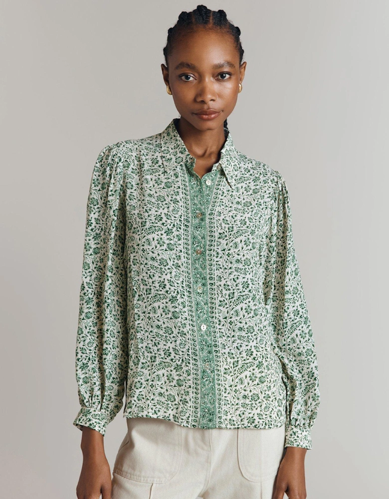 Allegra Blouse - Green