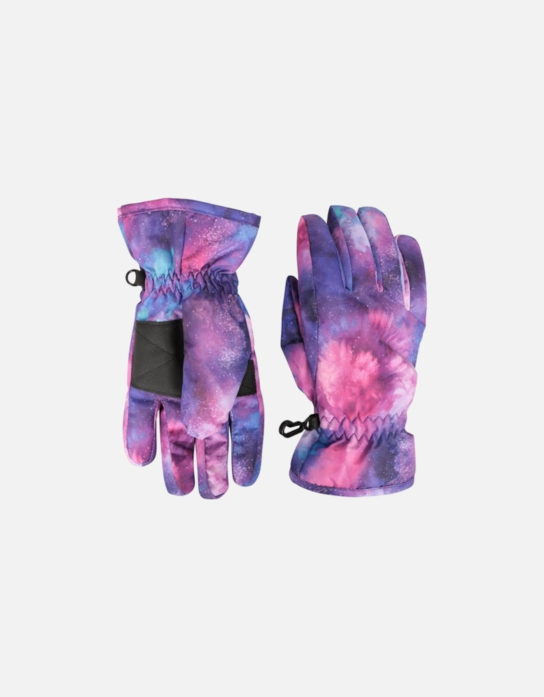 Childrens/Kids Printed Ski Gloves