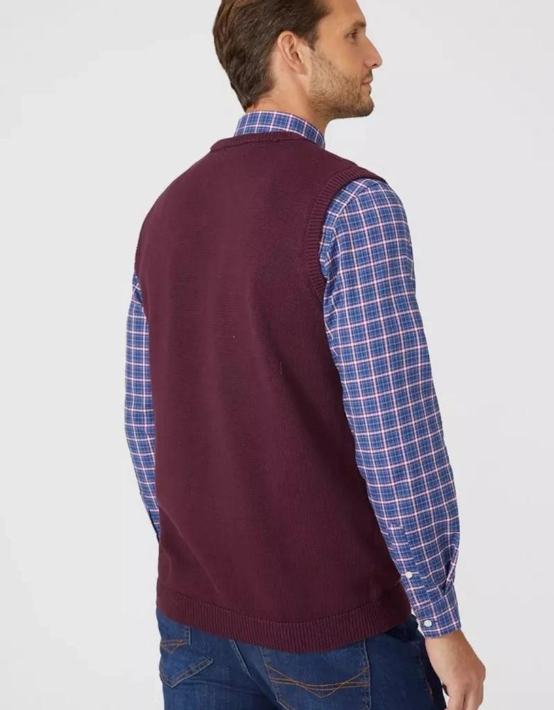 Mens Premium Cotton Knitted Sweater Vest