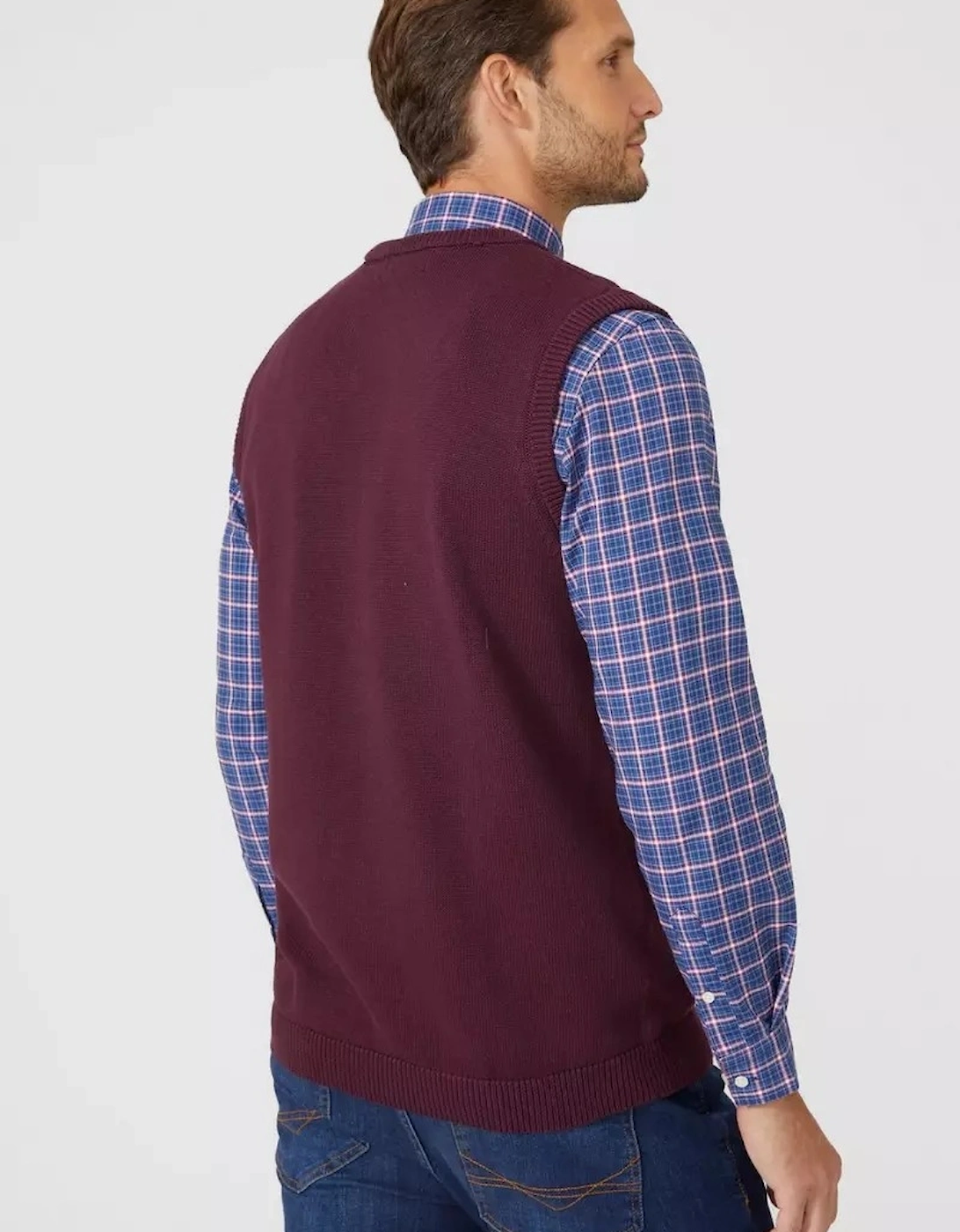 Mens Premium Cotton Knitted Sweater Vest