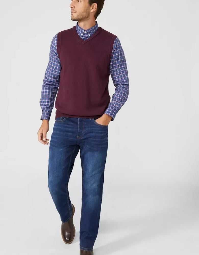 Mens Premium Cotton Knitted Sweater Vest