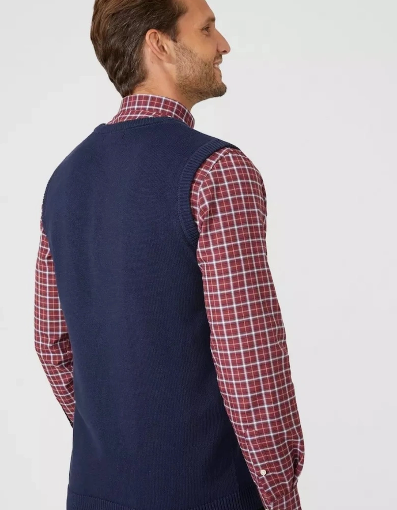 Mens Premium Cotton Knitted Sweater Vest