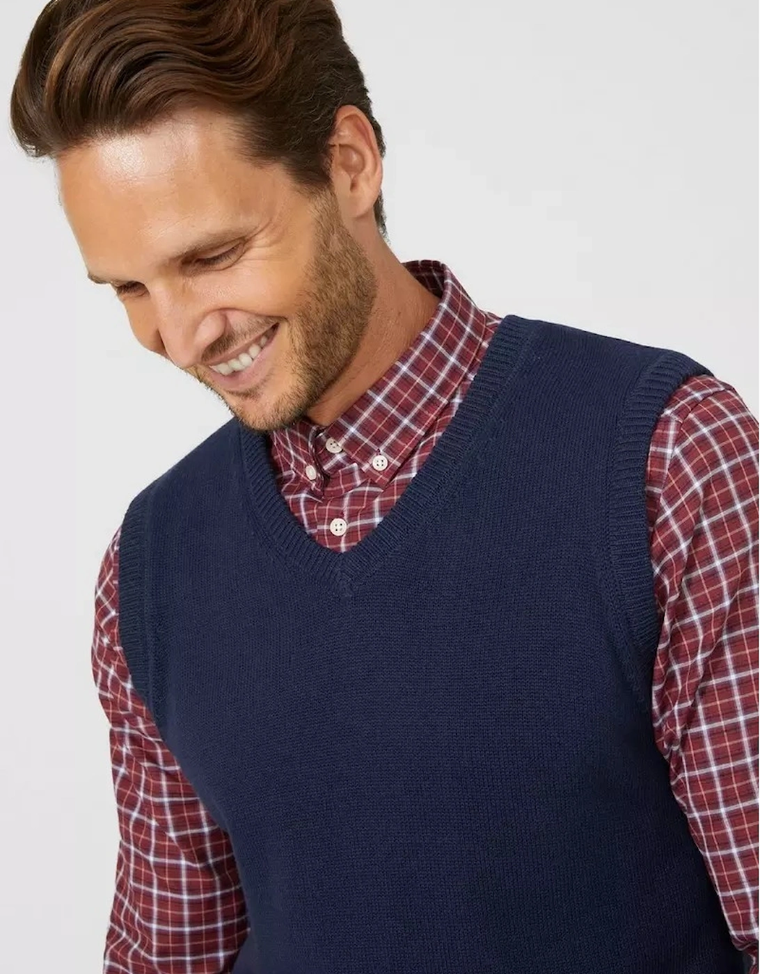 Mens Premium Cotton Knitted Sweater Vest