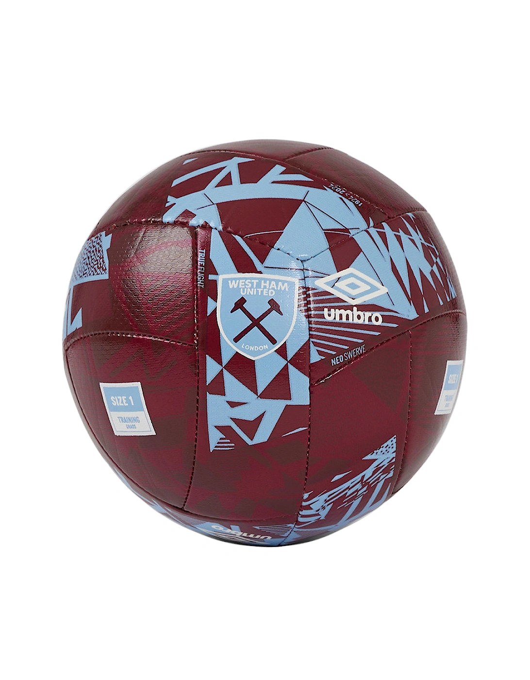 24/25 Neo Swerve West Ham United FC Mini Football, 3 of 2