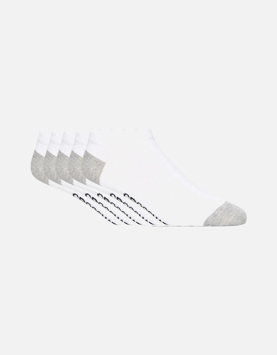 Mens Vitalwhite Trainer Socks (Pack of 5), 3 of 2