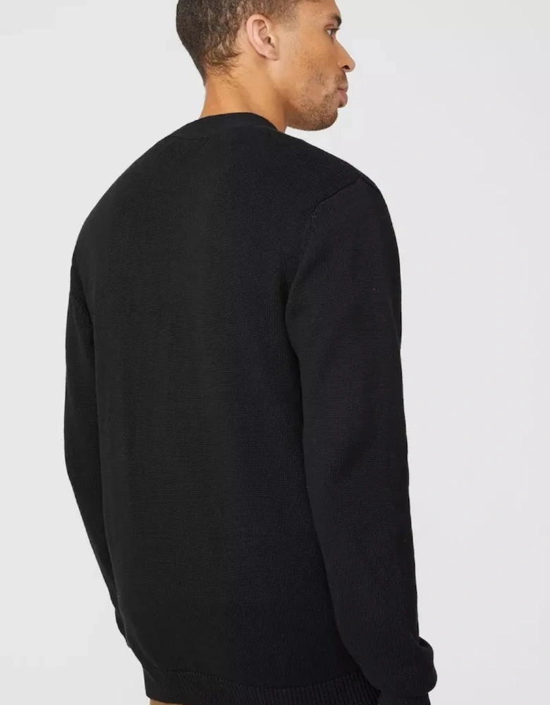Mens Knitted Cotton Cardigan