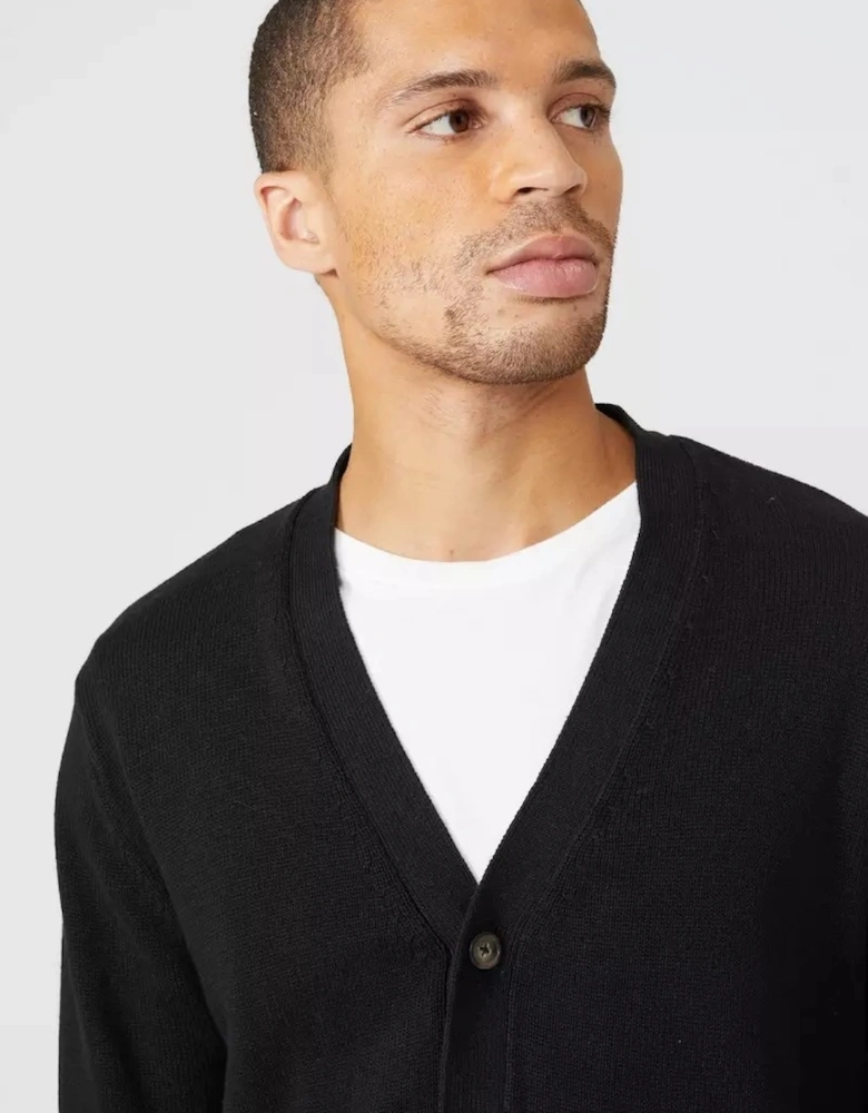 Mens Knitted Cotton Cardigan
