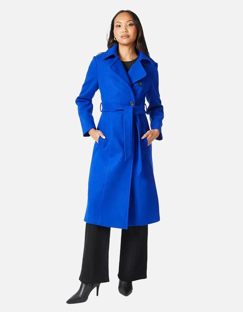 Womens/Ladies Asymmetric Wrap Coat