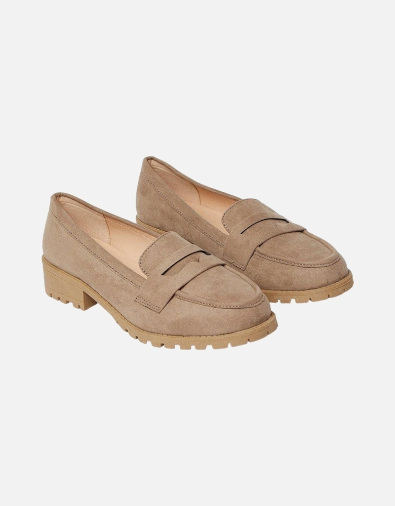 Womens/Ladies Leoni Wide Penny Loafers