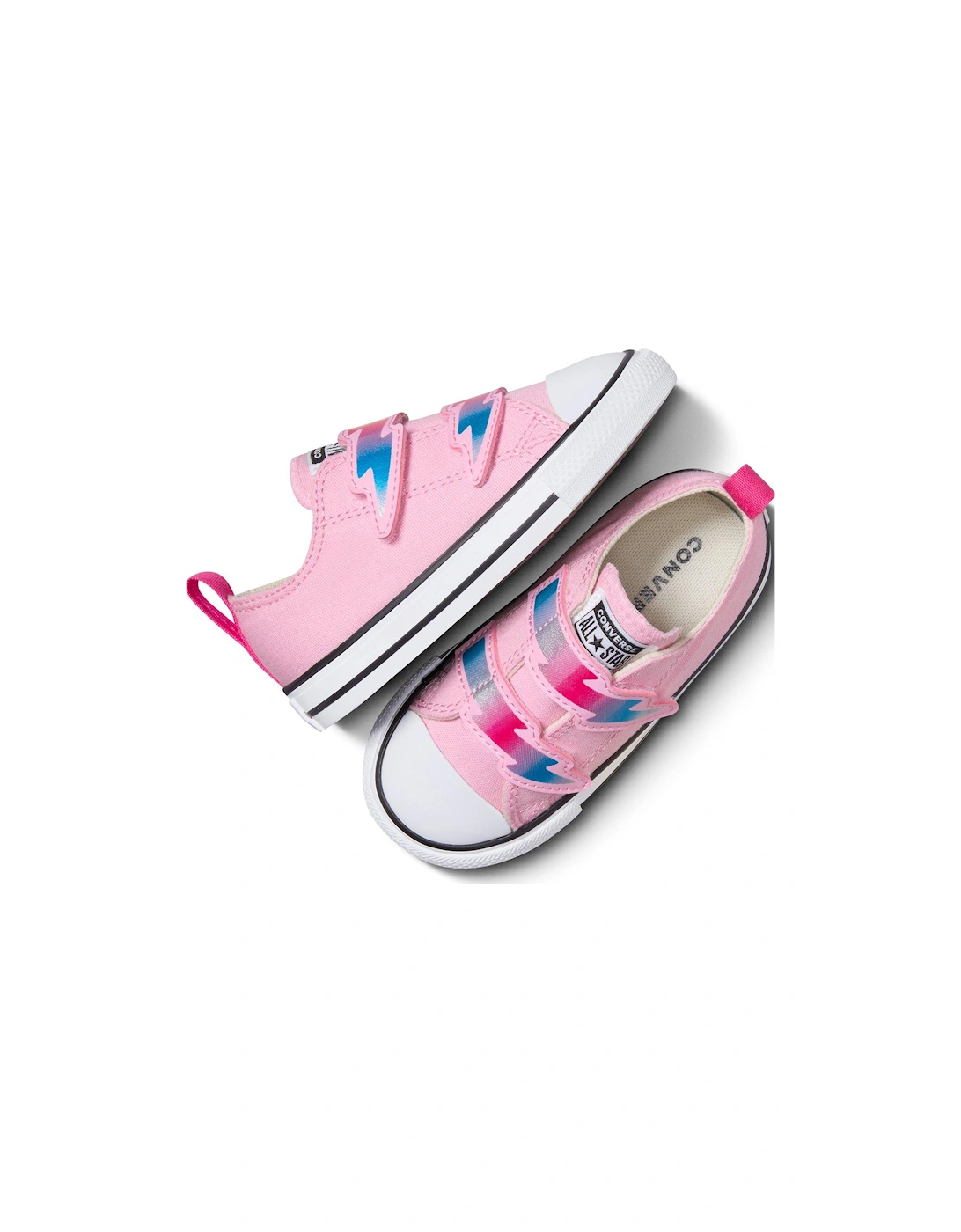 Infants Bolts Canvas Ox Trainers - Pink