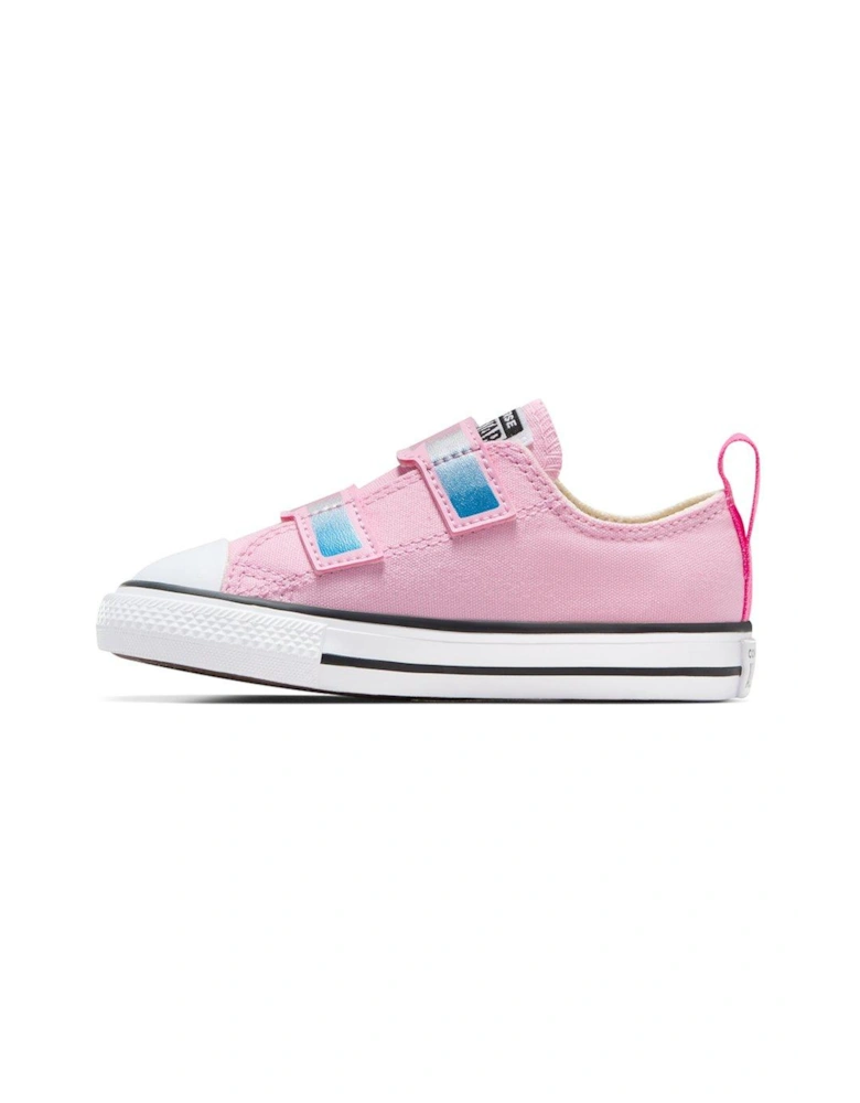 Infants Bolts Canvas Ox Trainers - Pink