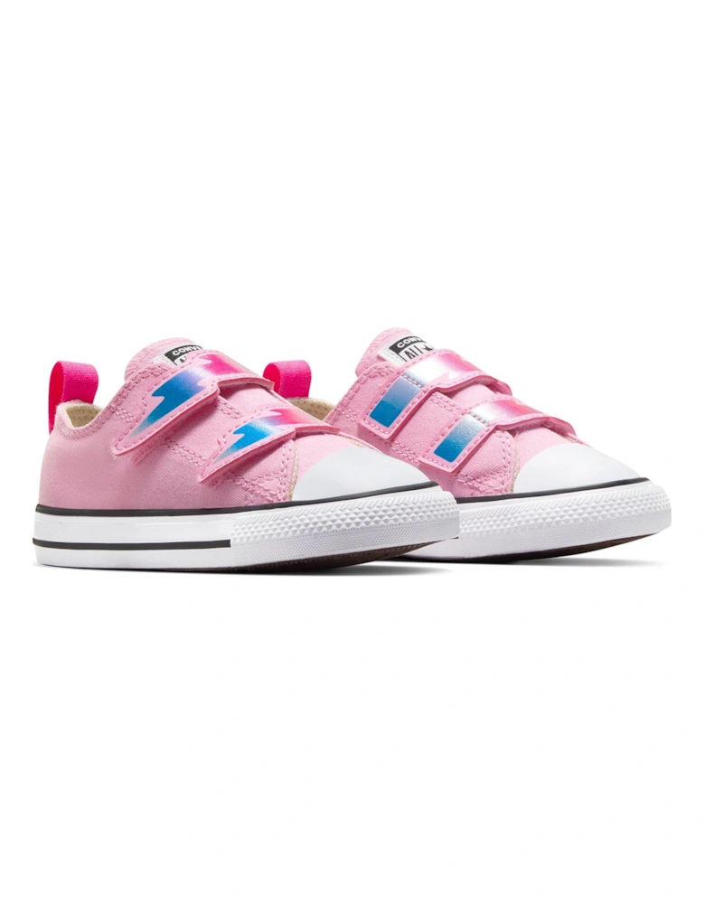 Infants Bolts Canvas Ox Trainers - Pink