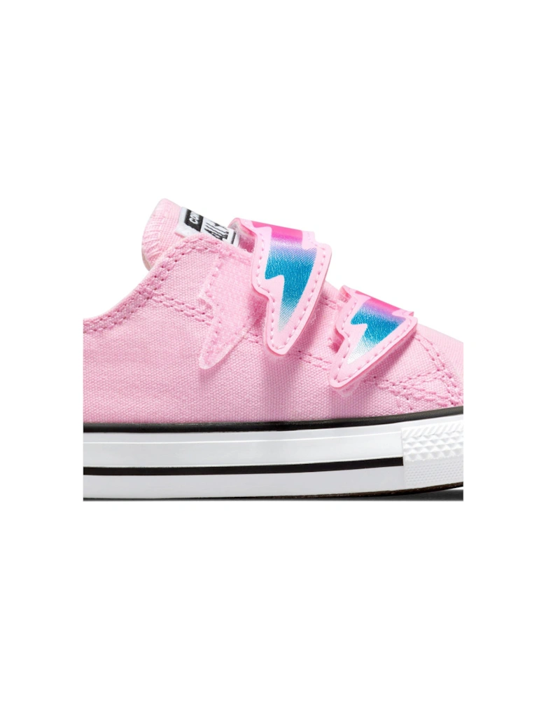 Infants Bolts Canvas Ox Trainers - Pink