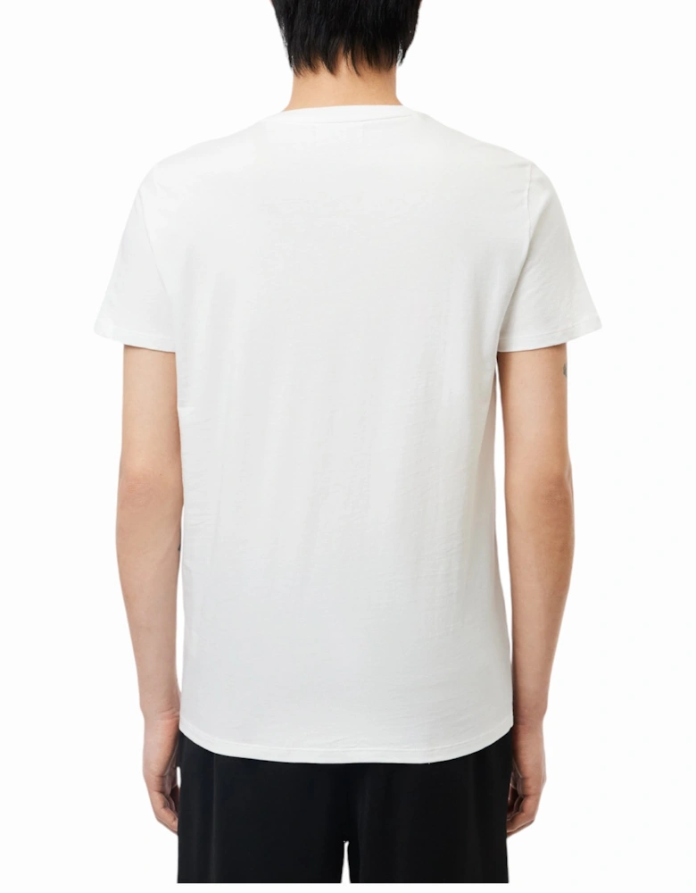 TH6710 Mens V Neck T Shirt PIMA Casual Short Sleeve Summer Cotton Tee