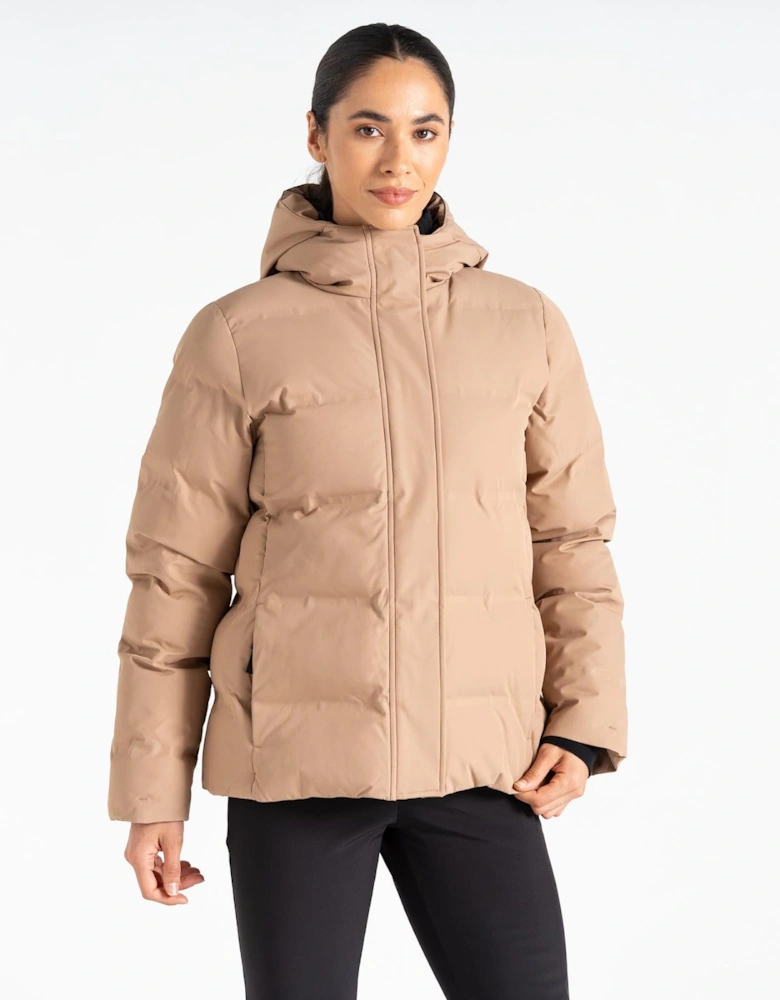 Womens Entrusted Hooded Padded Ski Jacket