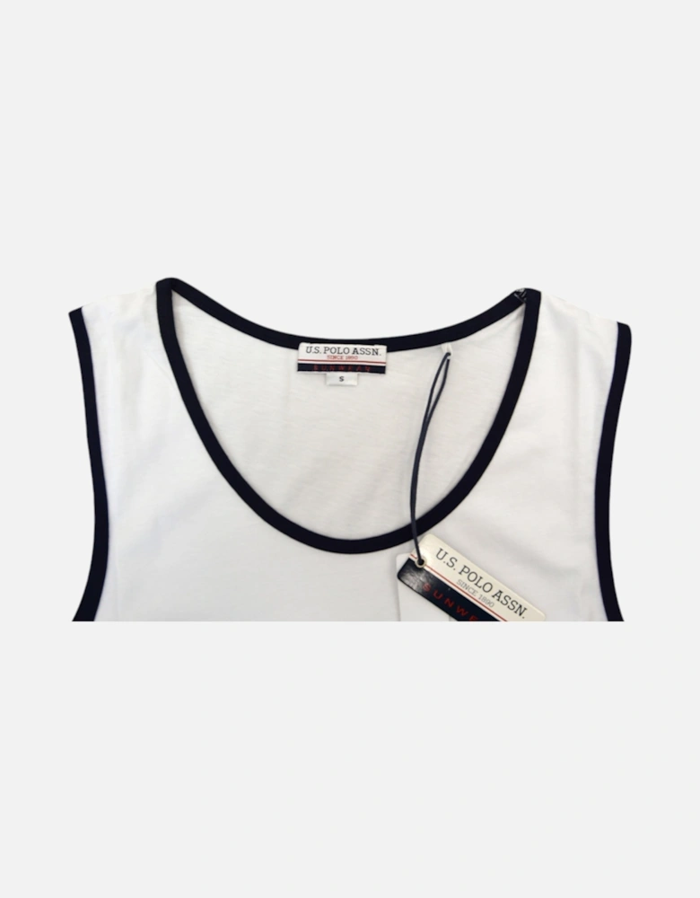 U.S POLO Mens Tank Top Gym Clothing Bodybuilding Training Workout Printed Vests