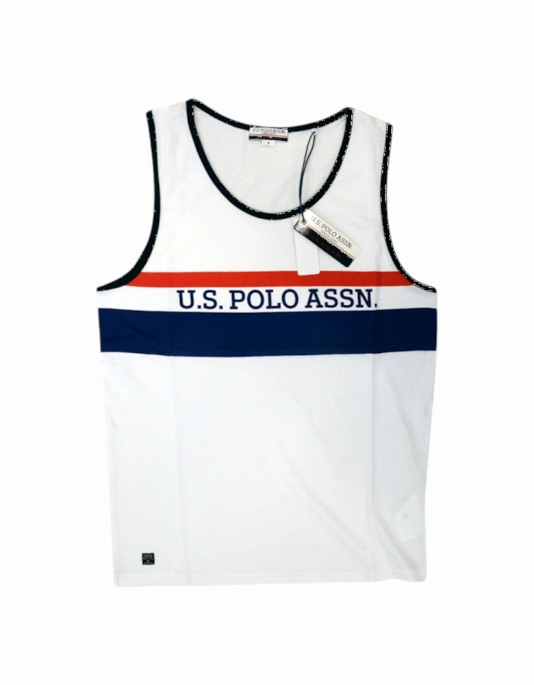 U.S POLO Mens Tank Top Gym Clothing Bodybuilding Training Workout Printed Vests