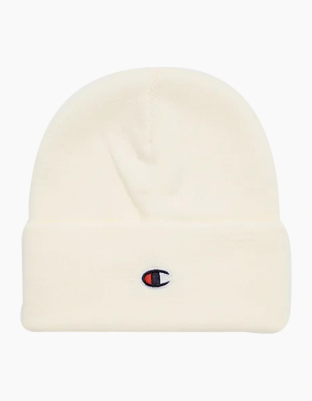 Champion Men's Cream Beanie Hat Winter Warm Thick Knitted Ribbed Outdoor Unisex Caps 44Cm