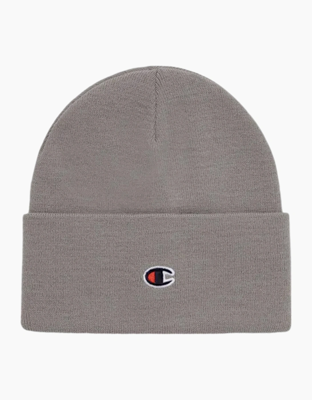 Champion Men's Grey Beanie Hat Winter Warm Thick Knitted Ribbed Outdoor Unisex Caps 44Cm