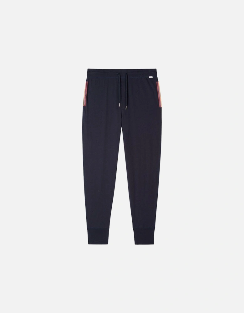 Lightweight Cotton Jersey Lounge Pants, Navy