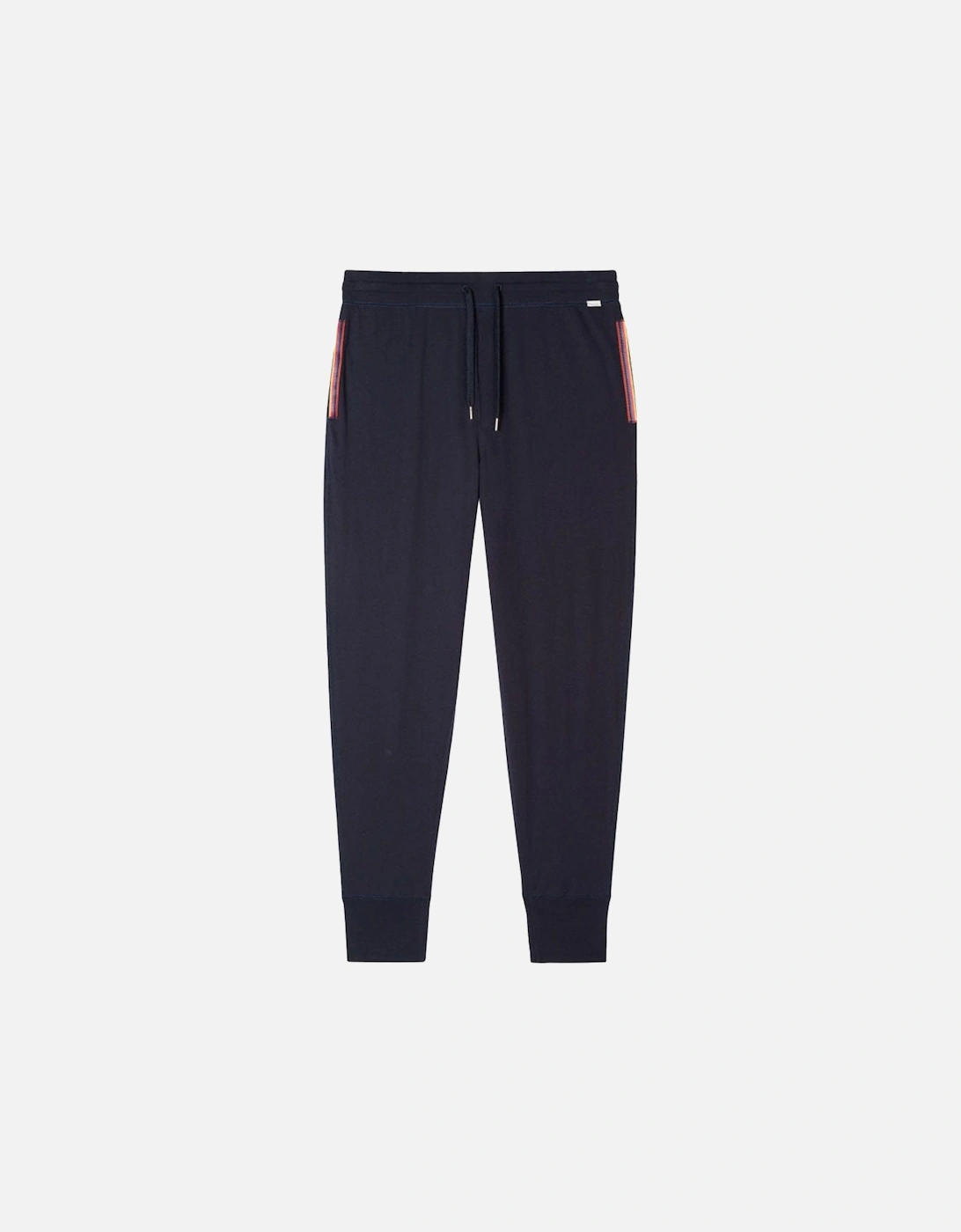 Lightweight Cotton Jersey Lounge Pants, Navy, 4 of 3