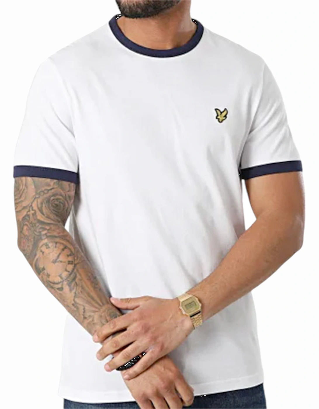 Lyle & Scott Mens Short Sleeve T Shirts Regular Fit Crew Neck Summer Logo Tee