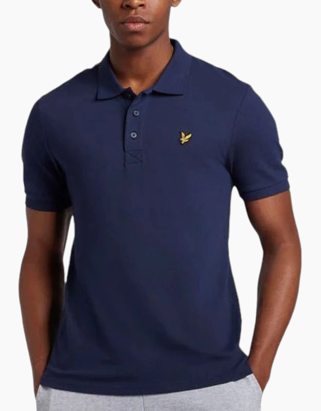 Lyle & Scott Men's Lyle & Scott Mens Polo Shirt Short Sleeve Summer Golf Tee - Navy