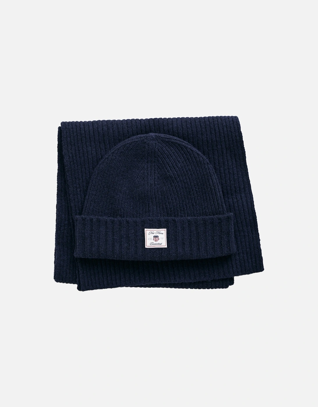 Beanie & Scarf Gift Set, Navy, 6 of 5