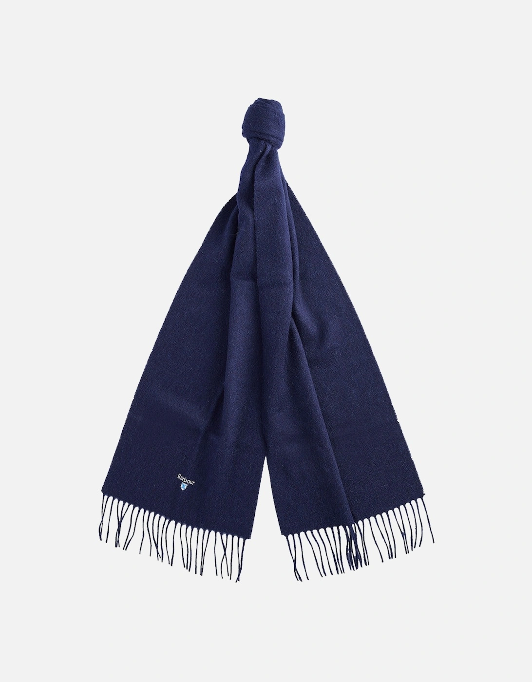 Plain Lambswool Scarf NY11 Navy, 4 of 3