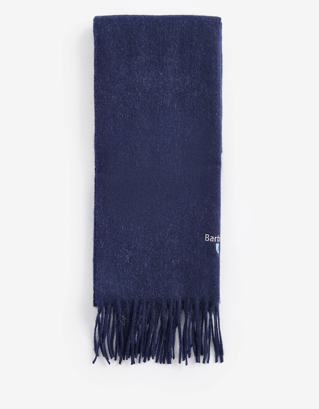 Plain Lambswool Scarf NY11 Navy