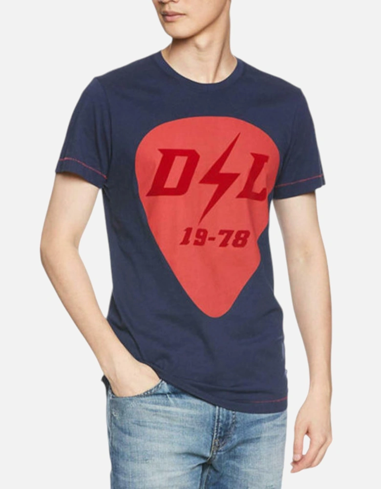 T DIEGO RB Mens T Shirt Short Sleeve Crew Neck Casual Summer Cotton Tees