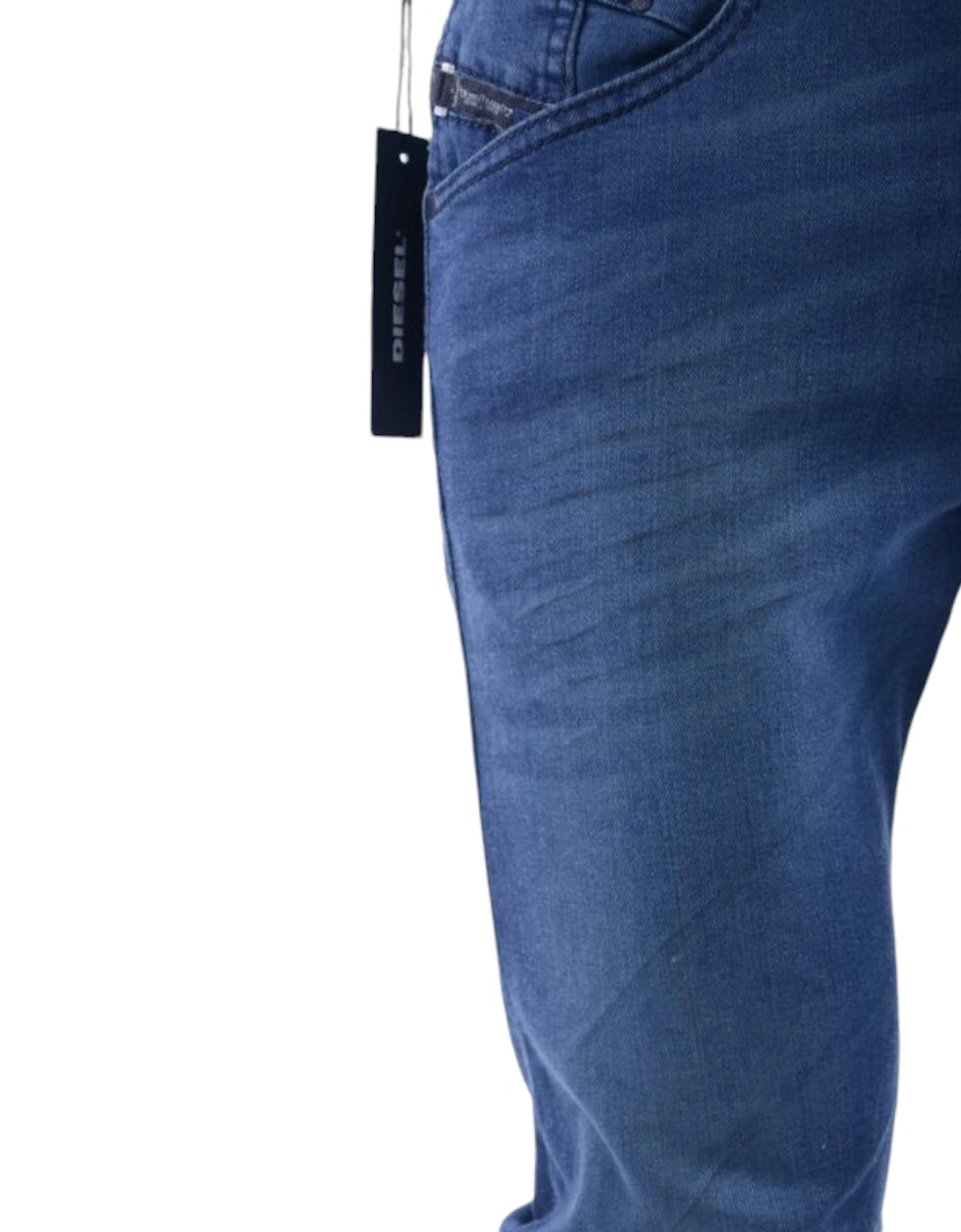 BELTHER 0686A Mens Denim Jeans Stretch Regular Slim Tapered Casual Pants