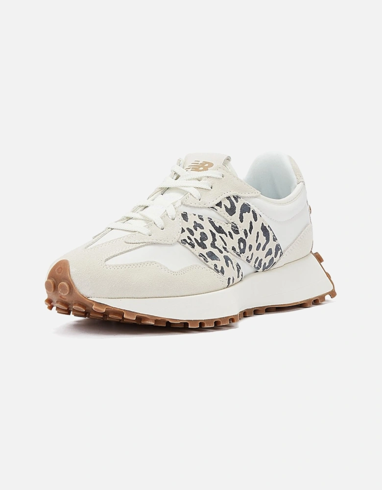 327 Animal Print Sea Salt Women's White Trainer