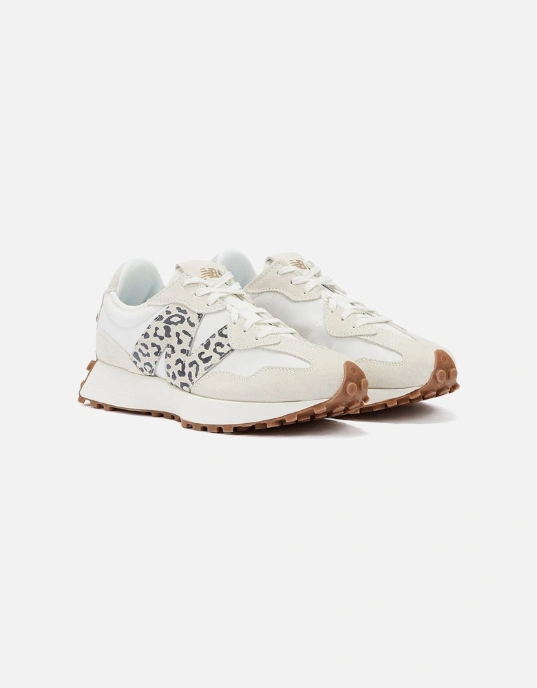 327 Animal Print Sea Salt Women's White Trainer