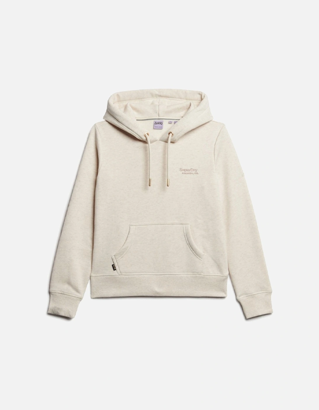 Women's Essential Logo Hoodie Light Oat Marl