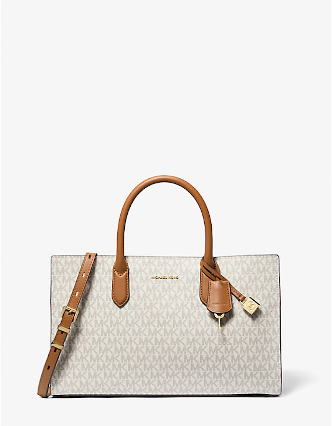 Scarlett Medium Signature Logo Satchel, 2 of 1