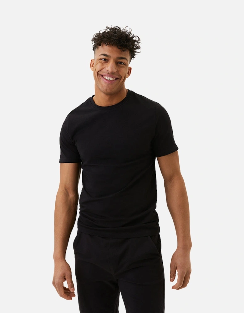 2-Pack Core Slim T-Shirts, Black Beauty
