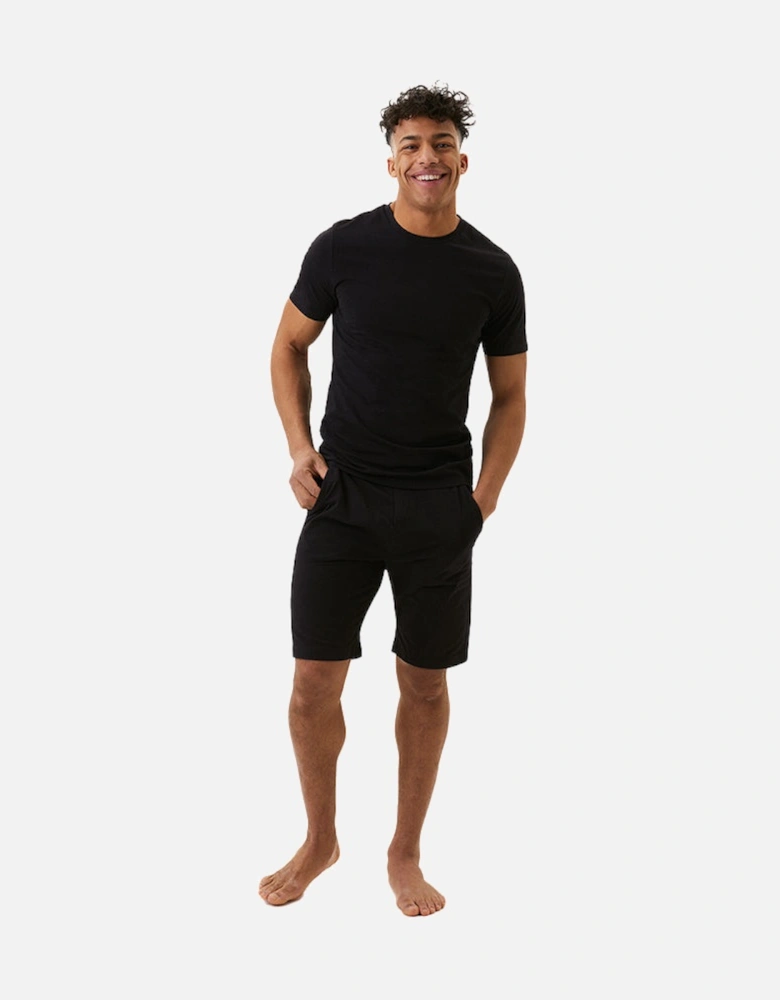 2-Pack Core Slim T-Shirts, Black Beauty