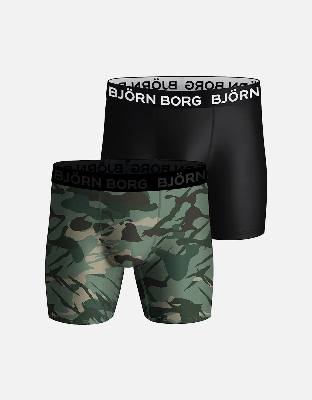2-Pack Performance Boxer Briefs, Black/Khaki, 2 of 1