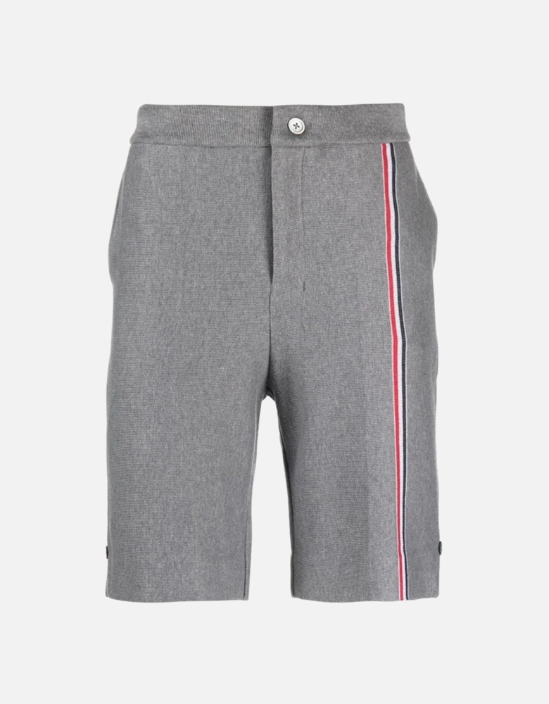 Double Face Knit Shorts Grey