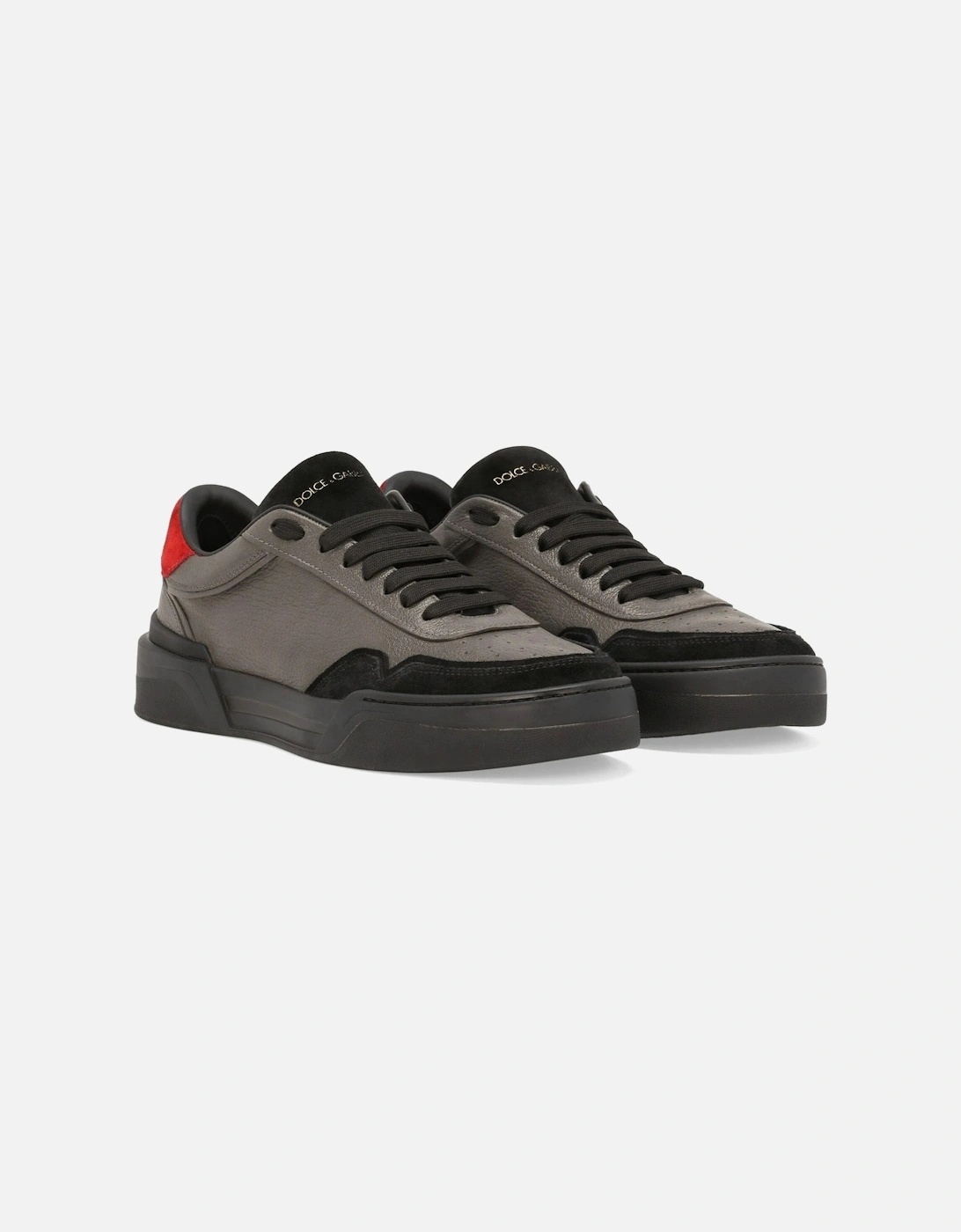 Leather Low Sneakers Grey