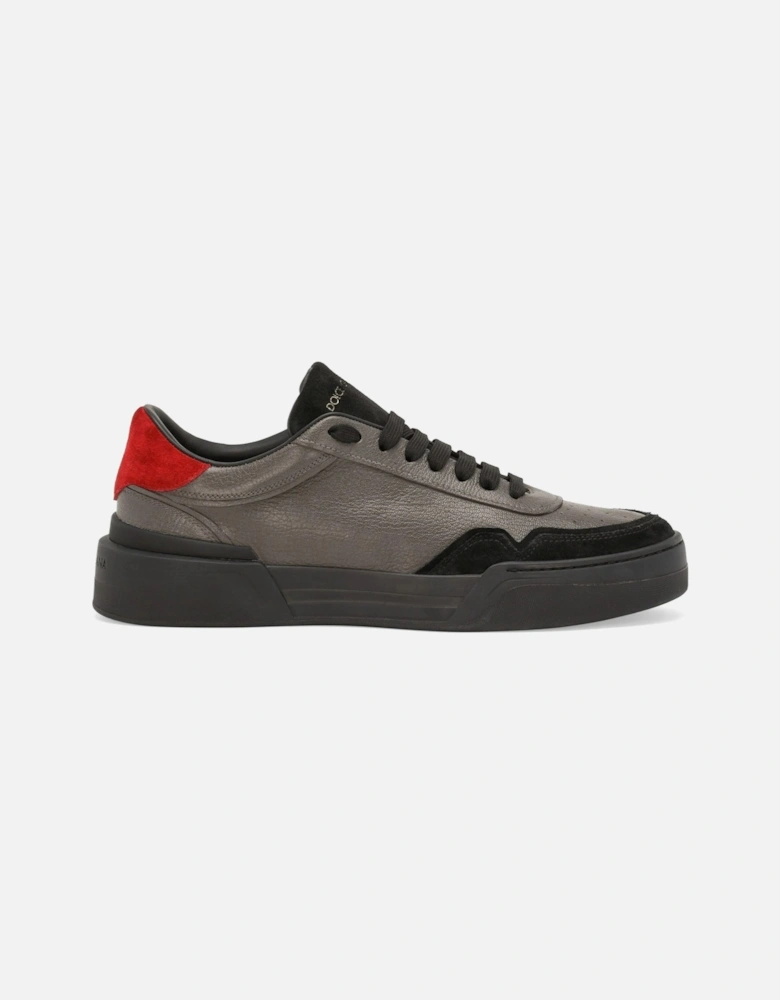 Leather Low Sneakers Grey