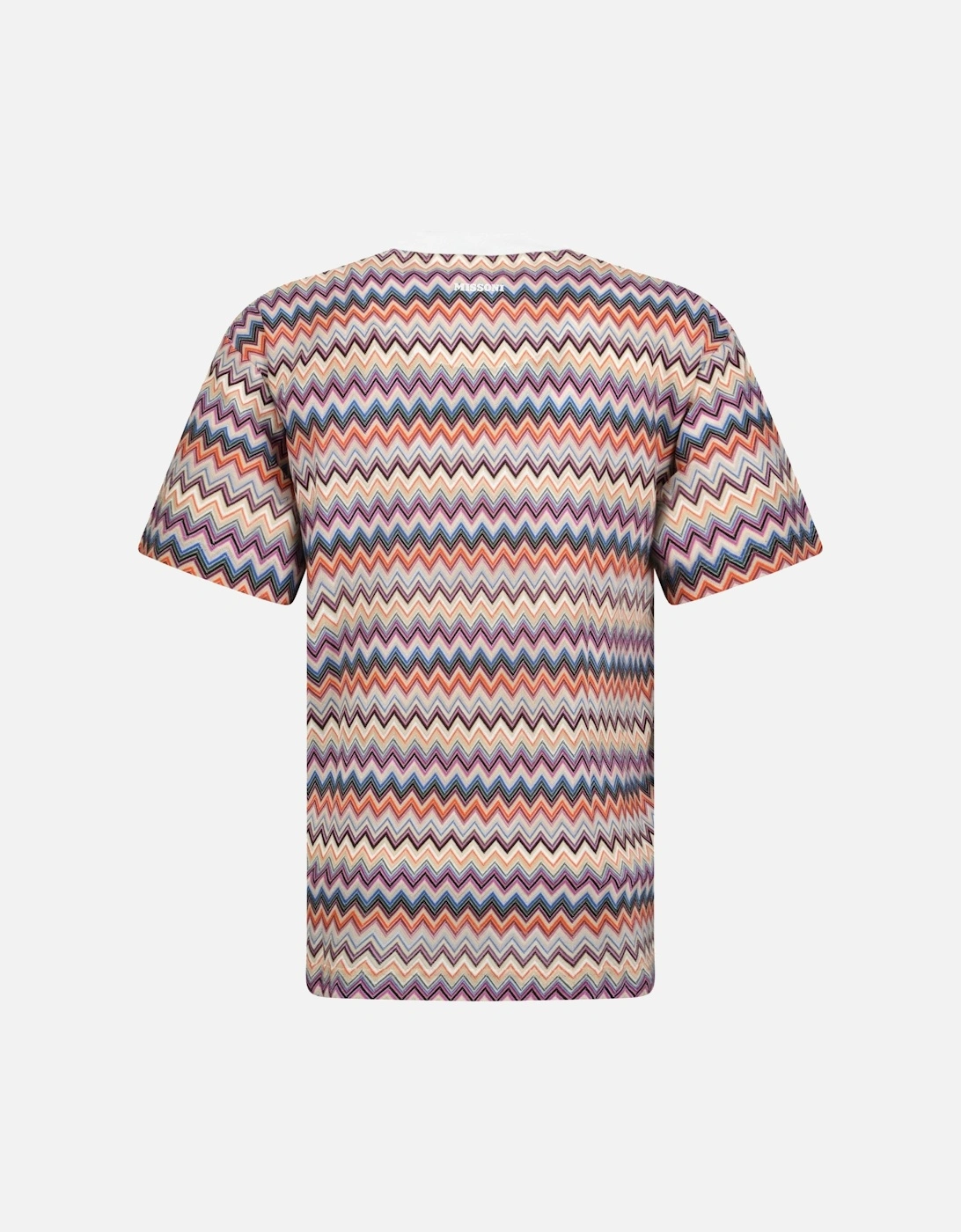 Knitted Zig Zag T-Shirt Multi Colour