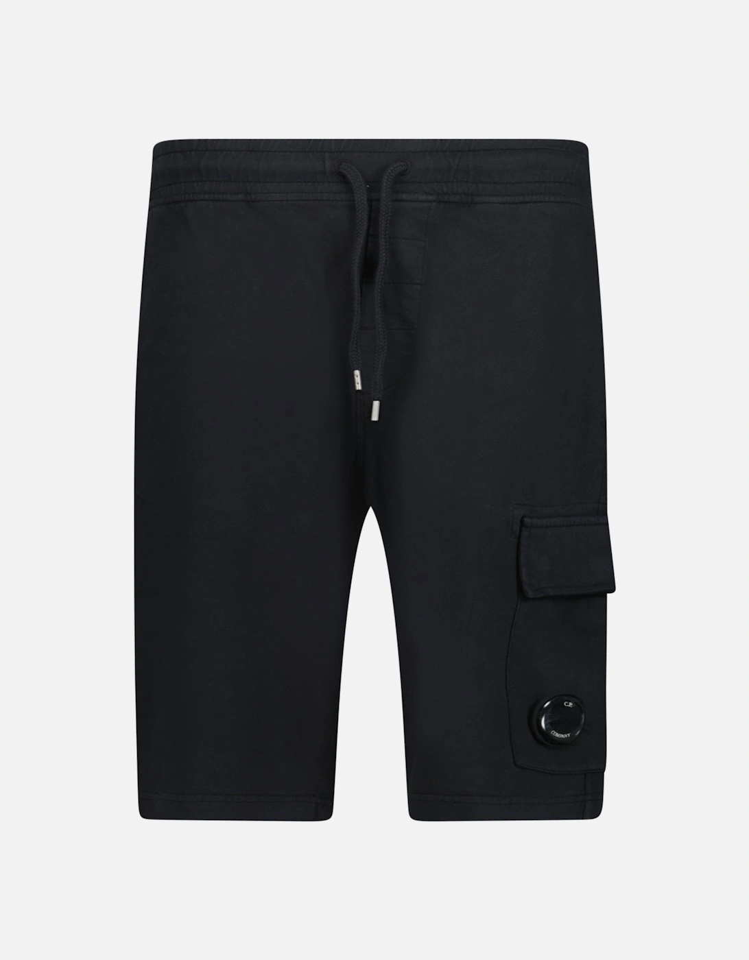 Light Fleece Lens Sweat Shorts Black, 4 of 3